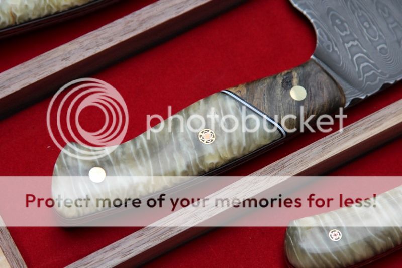 3 piece set of custom kitchen cutlery